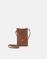 CUOIERIA FIORENTINA VELVET PHONE CASE - CARAMEL