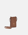 CUOIERIA FIORENTINA VELVET PHONE CASE - CARAMEL