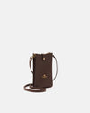 CUOIERIA FIORENTINA VELVET PHONE CASE - CHOCOLATE