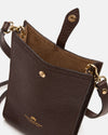 CUOIERIA FIORENTINA VELVET PHONE CASE - CHOCOLATE