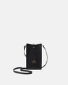 CUOIERIA FIORENTINA VELVET PHONE CASE - BLACK