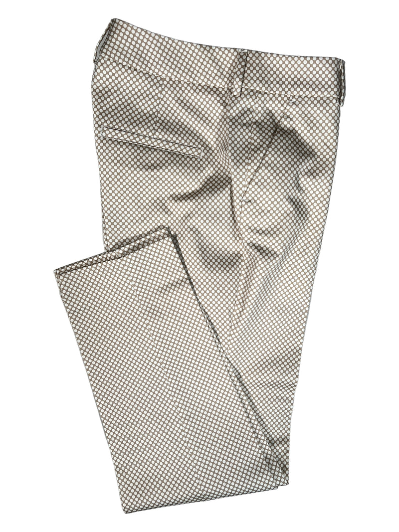 PESERICO DOTS PANT - TAUPE/IVORY