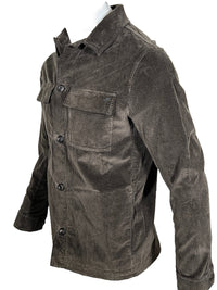 MASON'S CORDUROY OVERSHIRT - DARK BROWN