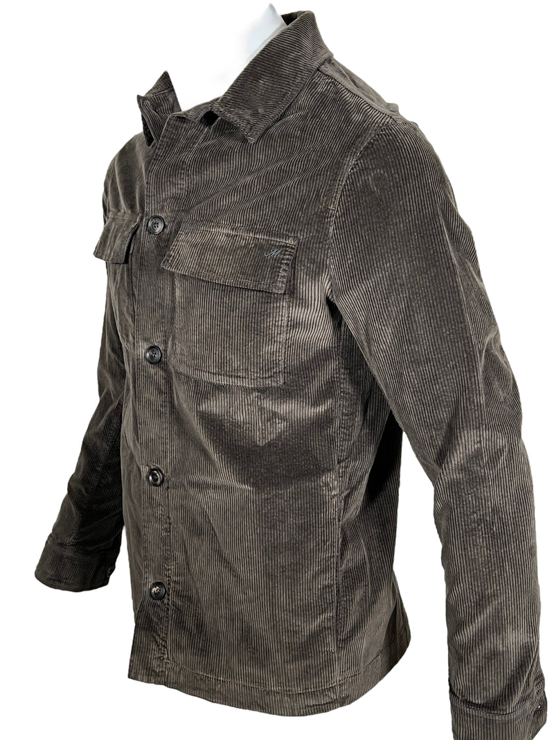MASON'S CORDUROY OVERSHIRT - DARK BROWN