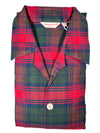 DEREK ROSE KELBURN 37 MEN'S PAJAMA SET - RED