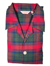 DEREK ROSE KELBURN 37 MEN'S PAJAMA SET - RED