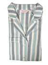 DEREK ROSE KELBURN 35 WOMEN'S PAJAMA SET - BLUE