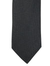 JZ RICHARDS WOVEN SILK TIE - SOLID BLACK