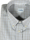 GALLIA MEN'S SHIRT - NAVY OPEN CHECK