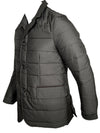 MANTO SILK/WOOL QUILTED JACKET - DEEP GREEN