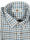 ALAN PAINE CLASSIC FIT SHIRT - STEEL BLUE/GREY CHECK
