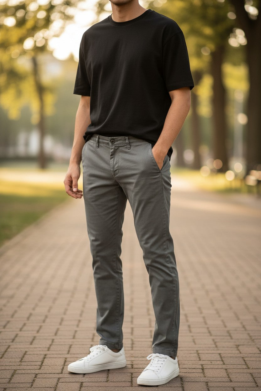 MAC MEN'S DRIVERS PANT - DARK SHADOW