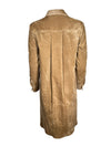 ANTONELLI FIRENZE STRETCH CORDUROY SHIRT DRESS - CAMEL