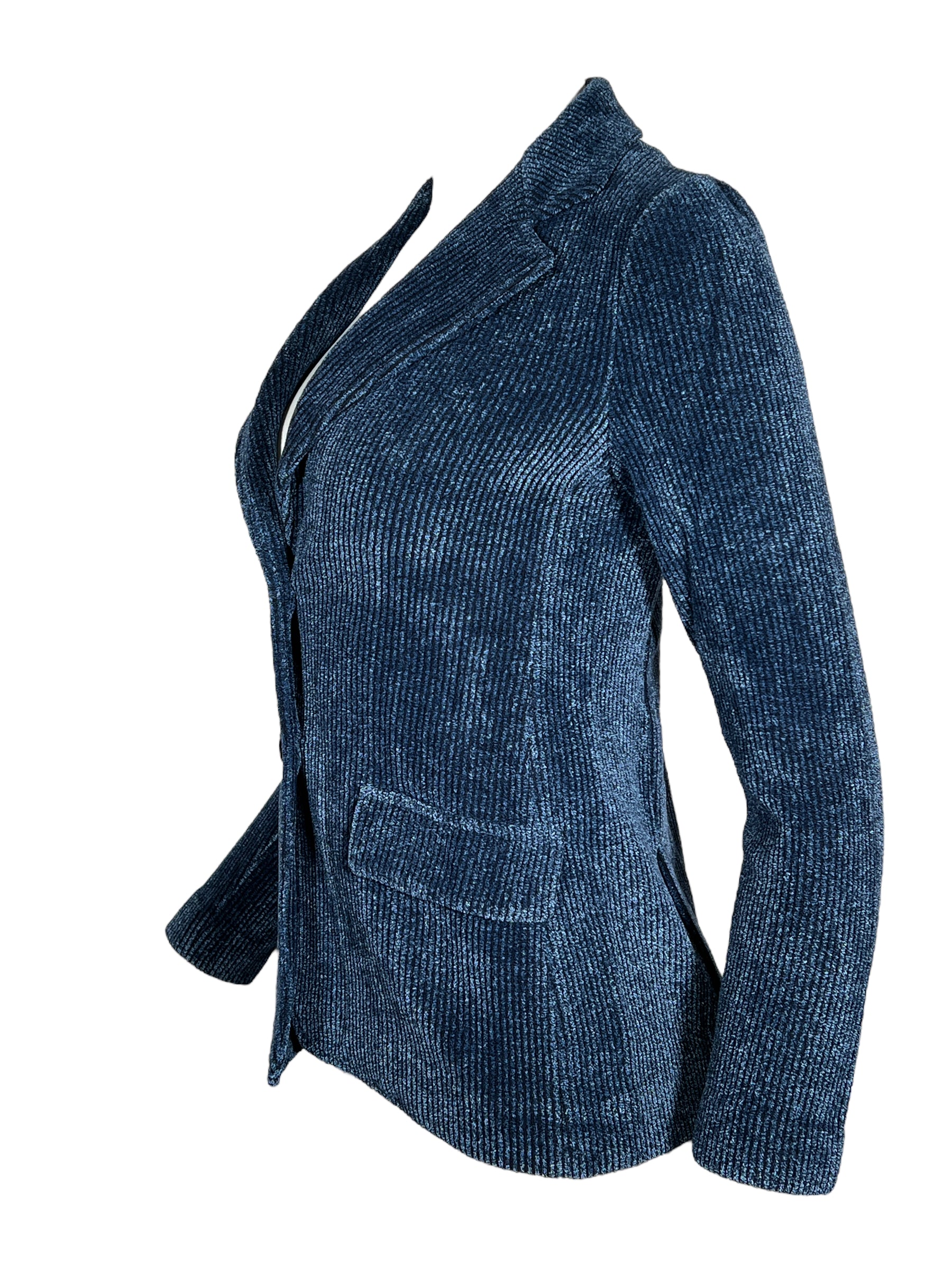 AMINA RUBINACCI SOFT CORDUROY JACKET BALTIC NAVY