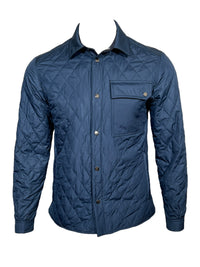 WATERVILLE QUILTED SHIRT JACKET - NAVY