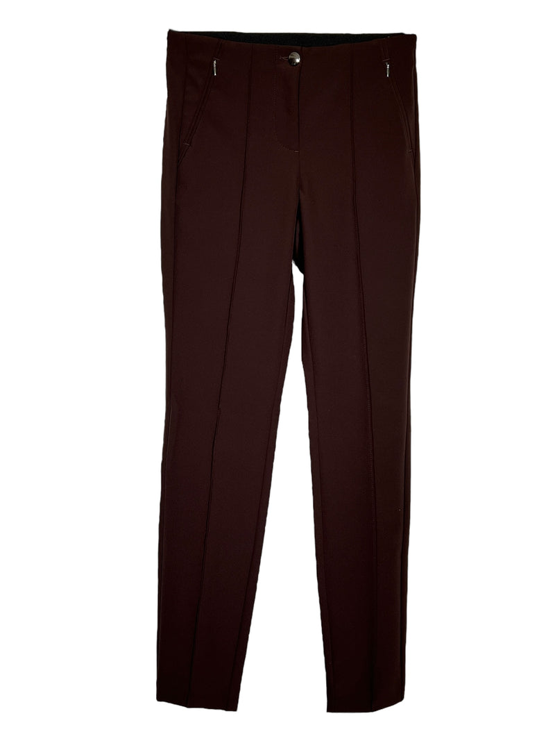 MAC WOMEN'S ANNA NEW ZIP PANT - TRUFFLE BROWN