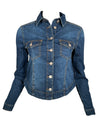 MAC WOMEN'S DENIM JACKET - MID BLUE