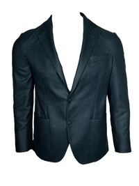 OARS & OLD IVY LORO PIANA WOOL/CASHMERE SPORT COAT - DEEP TEAL