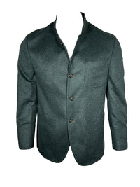 OARS & OLD IVY LORO PIANA CASHMERE JACKET - GREEN