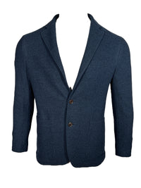 LUCIANO BARBERA AMALFI SPORT JACKET - TEXTURED BLUE