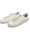 ELEVENTY DEER SKIN LOW TOP SNEAKER - WHITE