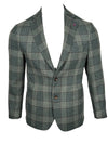 SARTORIA PARTENOPEA SPORT COAT - OLIVE CHECK PLAID