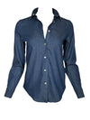 GIANGI NAPOLI WOMEN'S CATY DENIM SHIRT - DARK BLUE WASH