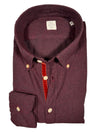GMF 965 MEN'S SPORT SHIRT - SOLID BURGUNDY