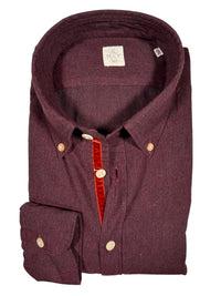 GMF 965 MEN'S SPORT SHIRT - SOLID BURGUNDY