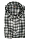 GIANGI NAPOLI MEN'S SHIRT - GREEN & WHITE CHECK