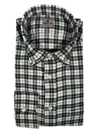 GIANGI NAPOLI MEN'S SHIRT - GREEN & WHITE CHECK