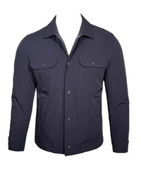 WATERVILLE INSIDE QUILT SHIRT JACKET - NAVY