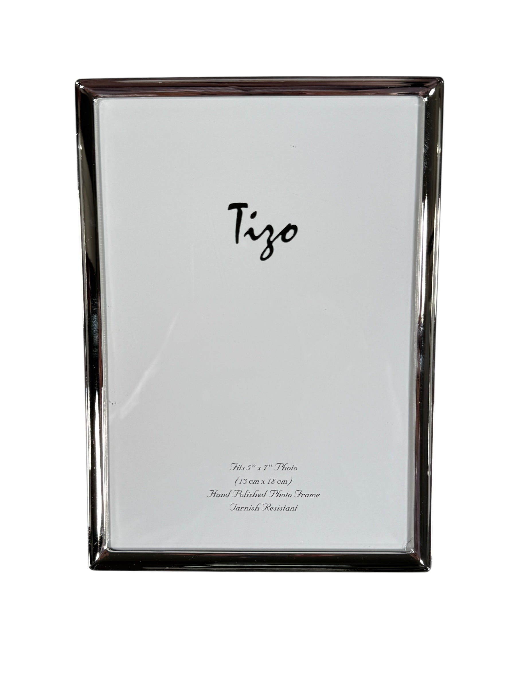 TIZO PICTURE FRAME - HAND POLISHED METAL WITH LINES
