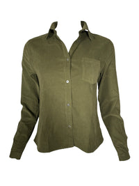 CAMICETTASNOB SOLID BABY CORDUROY BLOUSE - KHAKI
