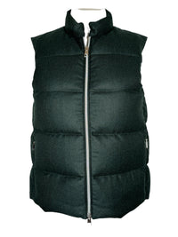 AMINA RUBINACCI LORO PIANA VEST - MALACHITE