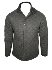 ALAN PAINE RICHMOND QUILTED JACKET - OLIVE