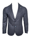 L.B.M. 1911 TAILORED WOOL HOUNDSTOOTH SPORT COAT - NAVY