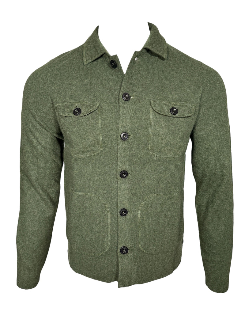 ALAN PAINE FERNDALE WOOL SHIRT JACKET - ROSEMARY