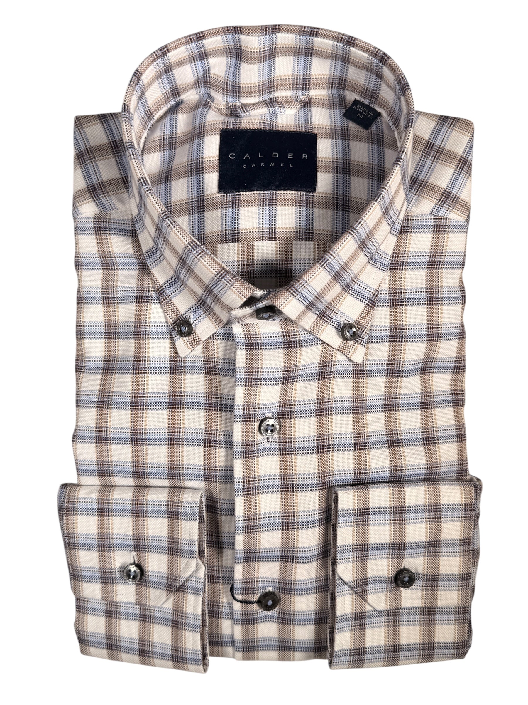 CALDER CARMEL MEN'S SHIRT - SLATE MULTI CHECK