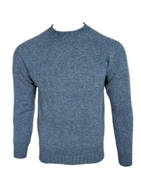 HARLEY OF SCOTLAND DONEGAL WOOL SWEATER - OSSIAN