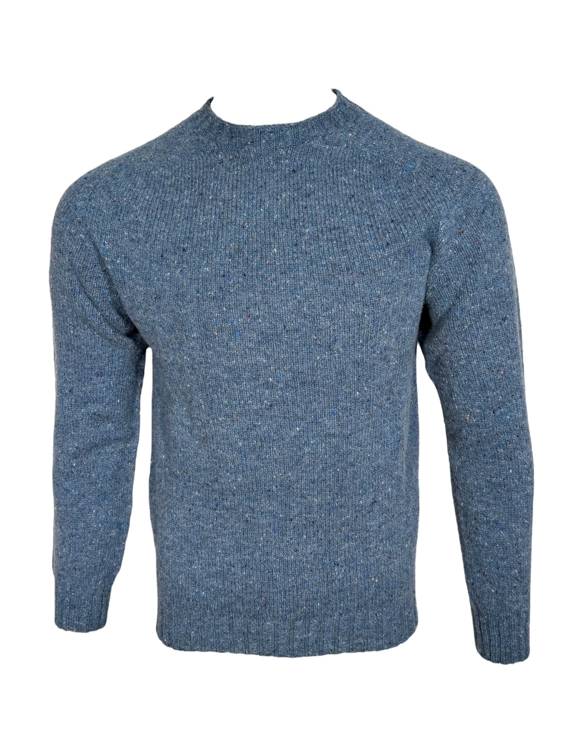 HARLEY OF SCOTLAND DONEGAL WOOL SWEATER - OSSIAN