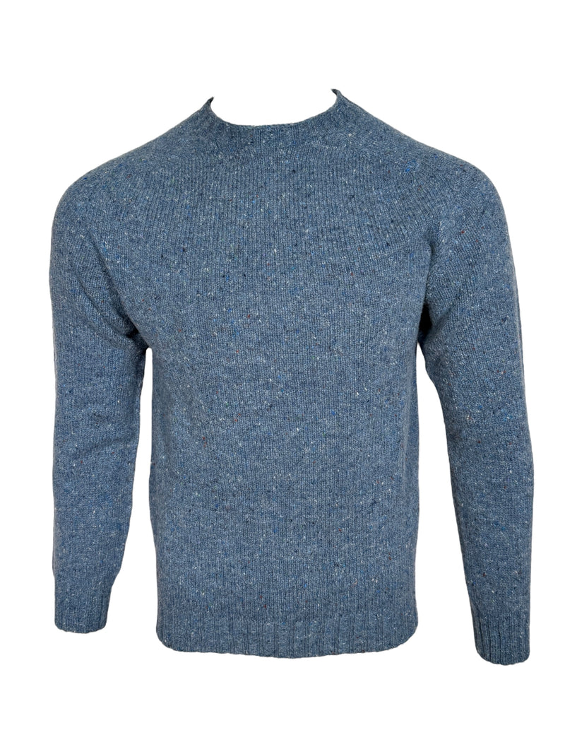 HARLEY OF SCOTLAND DONEGAL WOOL SWEATER - OSSIAN