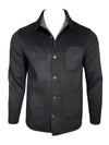 MANTO DOUBLE FACE CASHMERE CHORE JACKET - DEEP NAVY