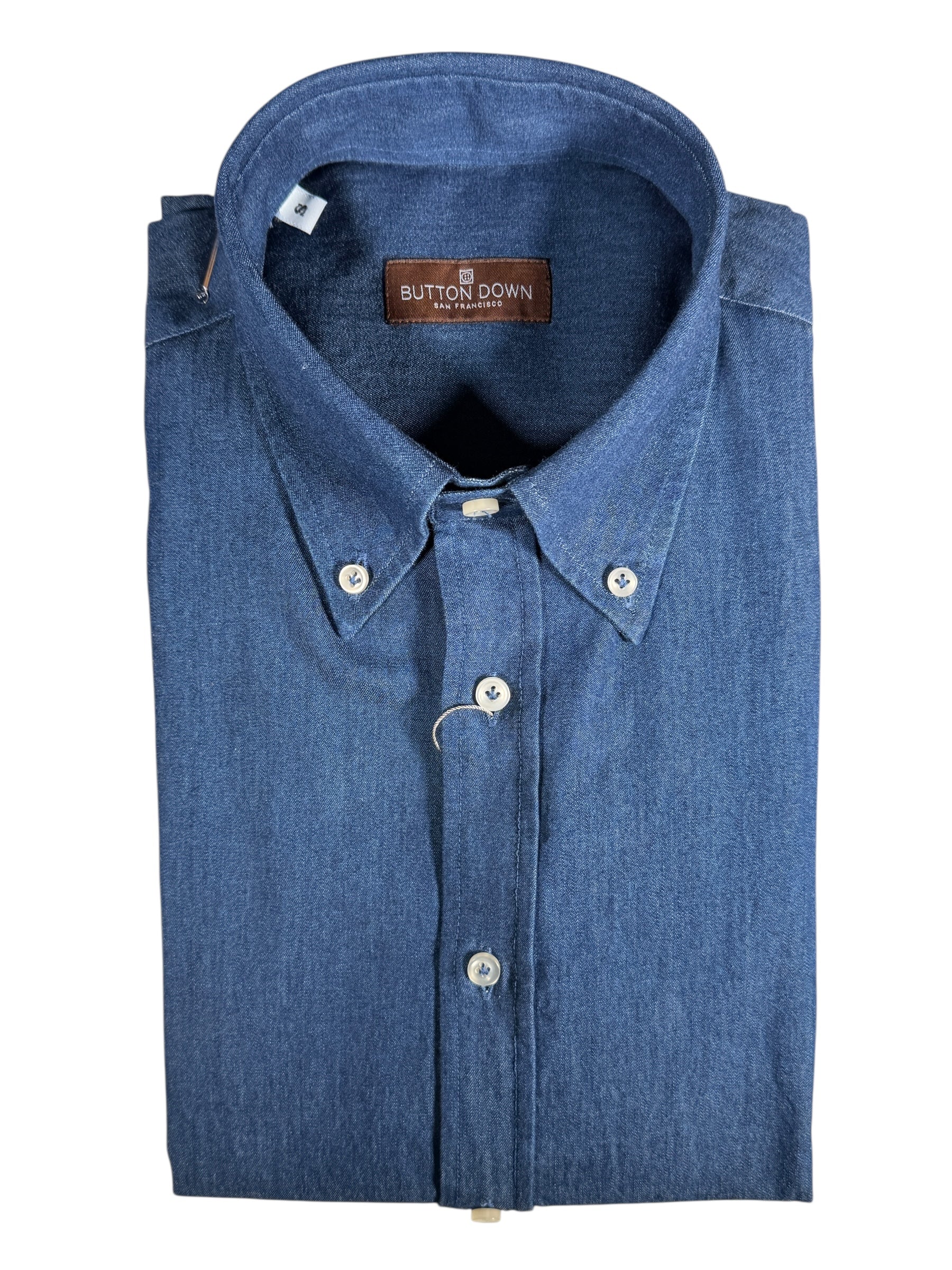 BUTTON DOWN SPORT SHIRT - DARK DENIM