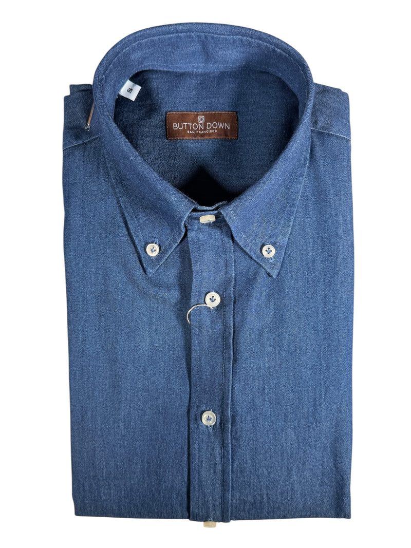 BUTTON DOWN SPORT SHIRT - DARK DENIM