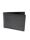 BOSCA 1911 ROMA ITALIA SMALL BIFOLD WALLET - ANTHRACITE