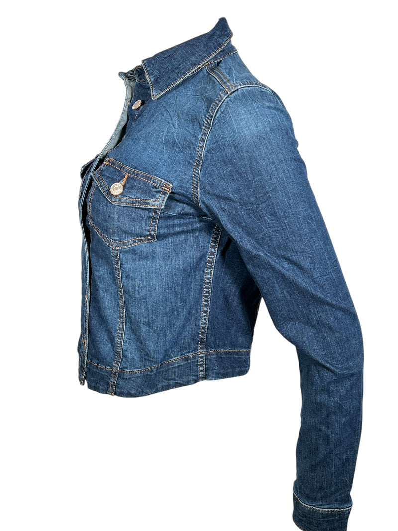 MAC WOMEN'S DENIM JACKET - MID BLUE