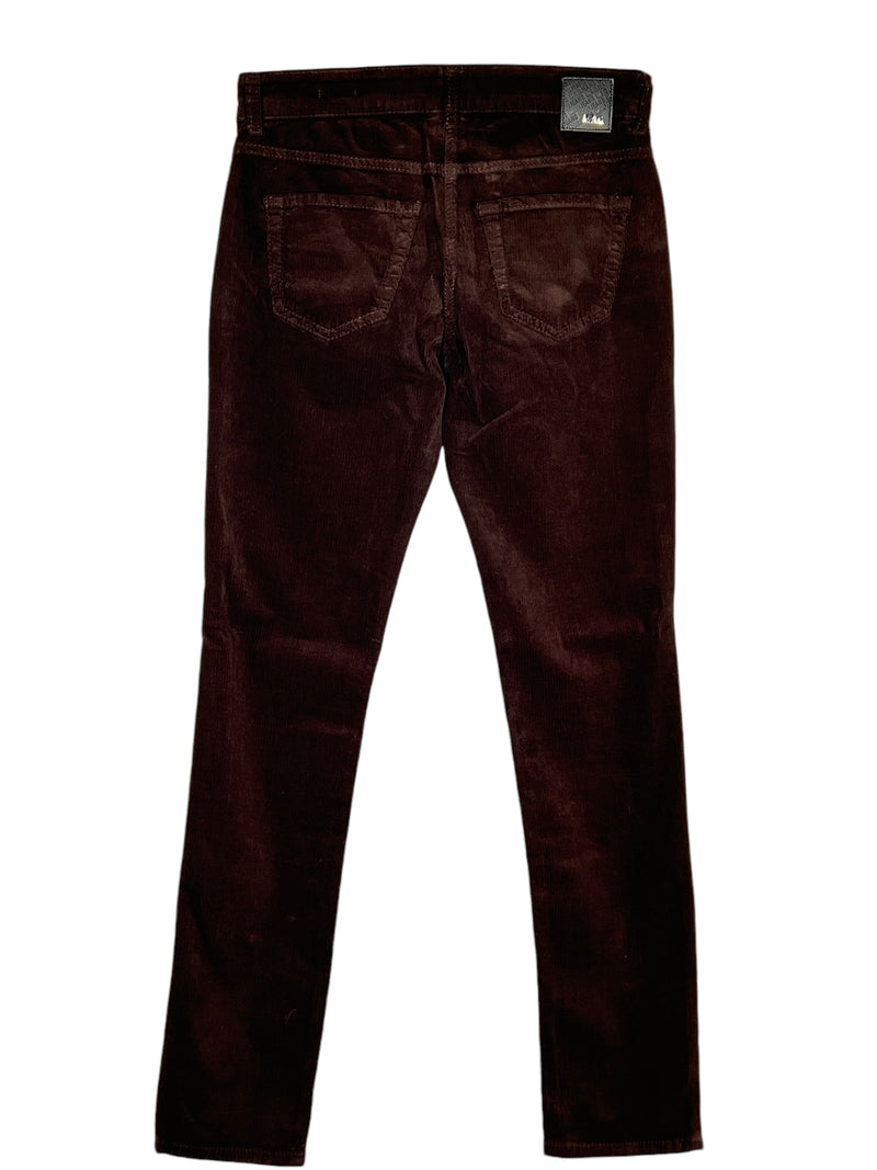 MAC WOMEN'S SLIM CORDUROY PANT - CHOCOLATE