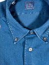 MAZZARELLI DENIM SPORT SHIRT - DARK BLUE