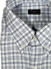 FINAMORE 1925 SHIRT - BLUE/LIGHT BLUE CHECK